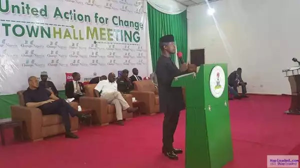 FG to begin payment of N5k to the poor once the budget is signed - VP Osinbajo